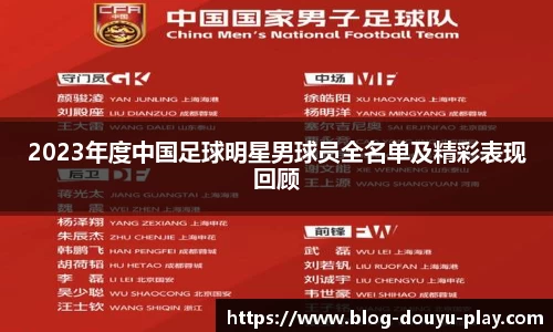 2023年度中国足球明星男球员全名单及精彩表现回顾